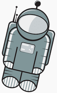 Floaty, our friendly astronaut friend.