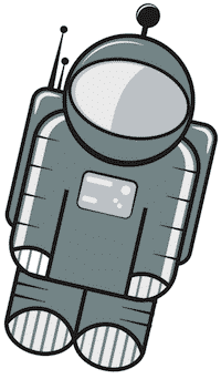 Floaty the Astronaut loves saving time by importing entries instead of manually entering them into Gravity Forms